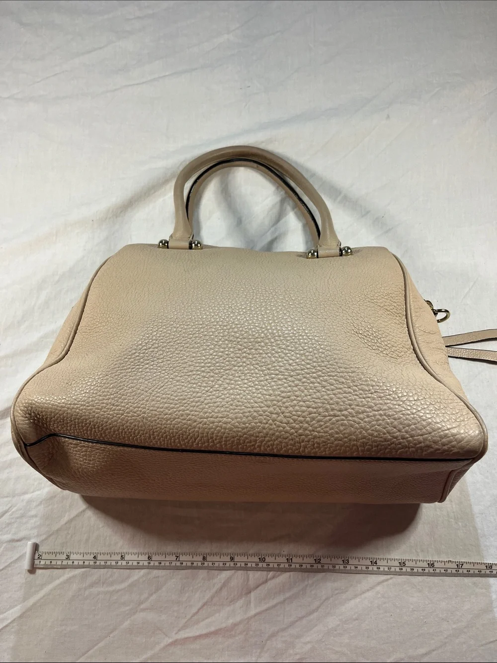kate spade Charles Street Brantley Leather Satchel in Pebble Preppy Minimalist